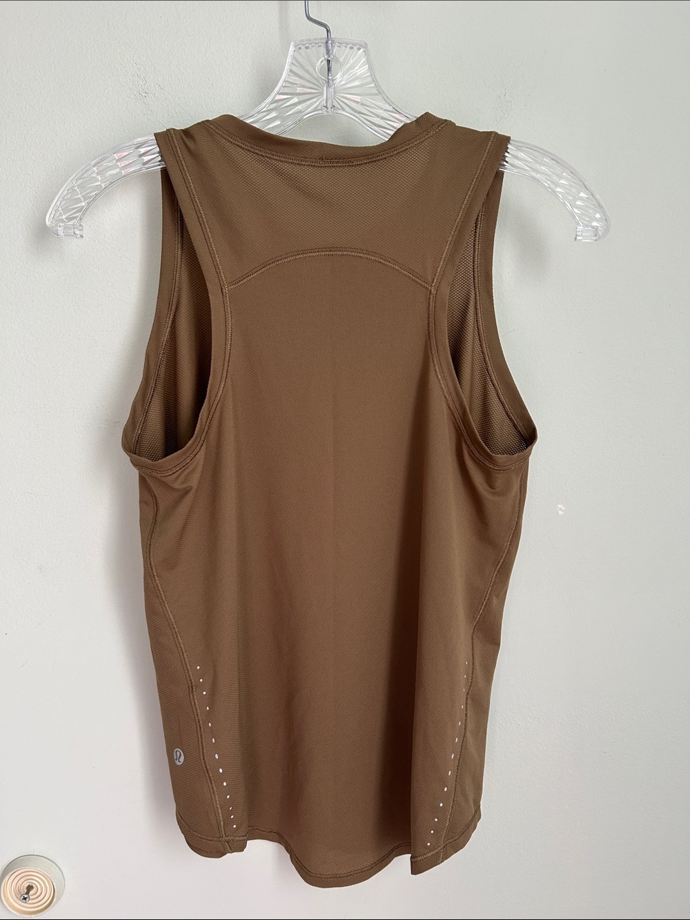 lululemon athletica Brown Mesh Performance Tank